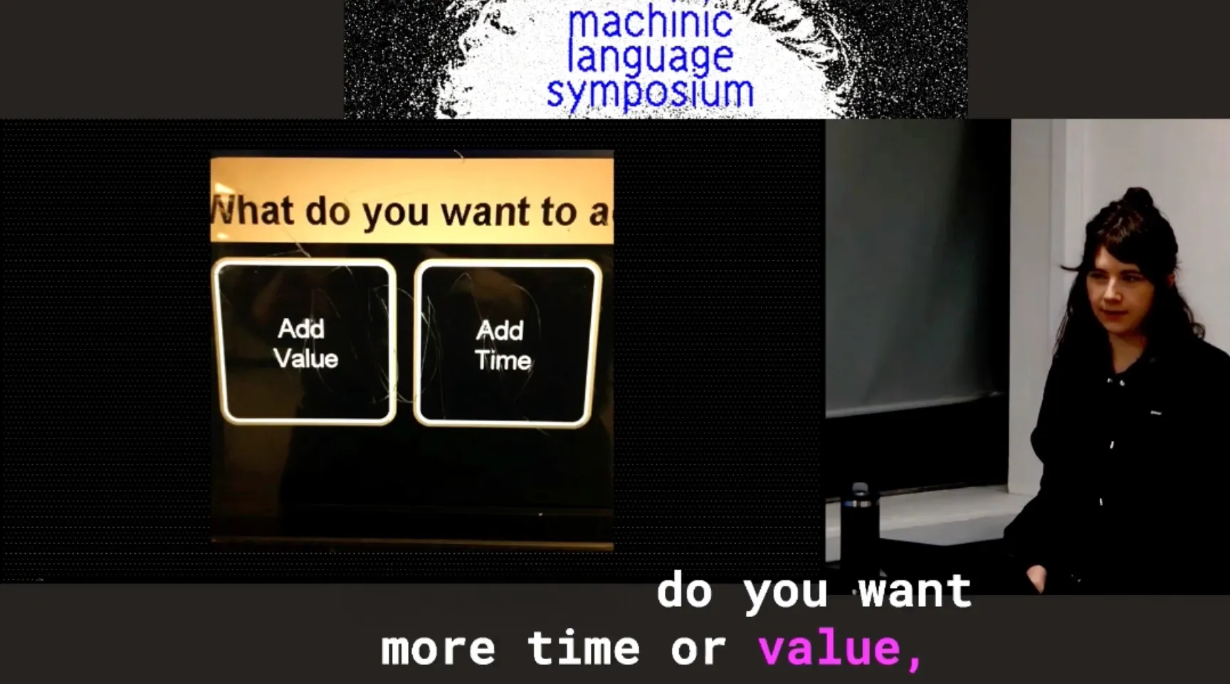 Machinic Language Symposium, MA Interaction Design, University of the Arts London
