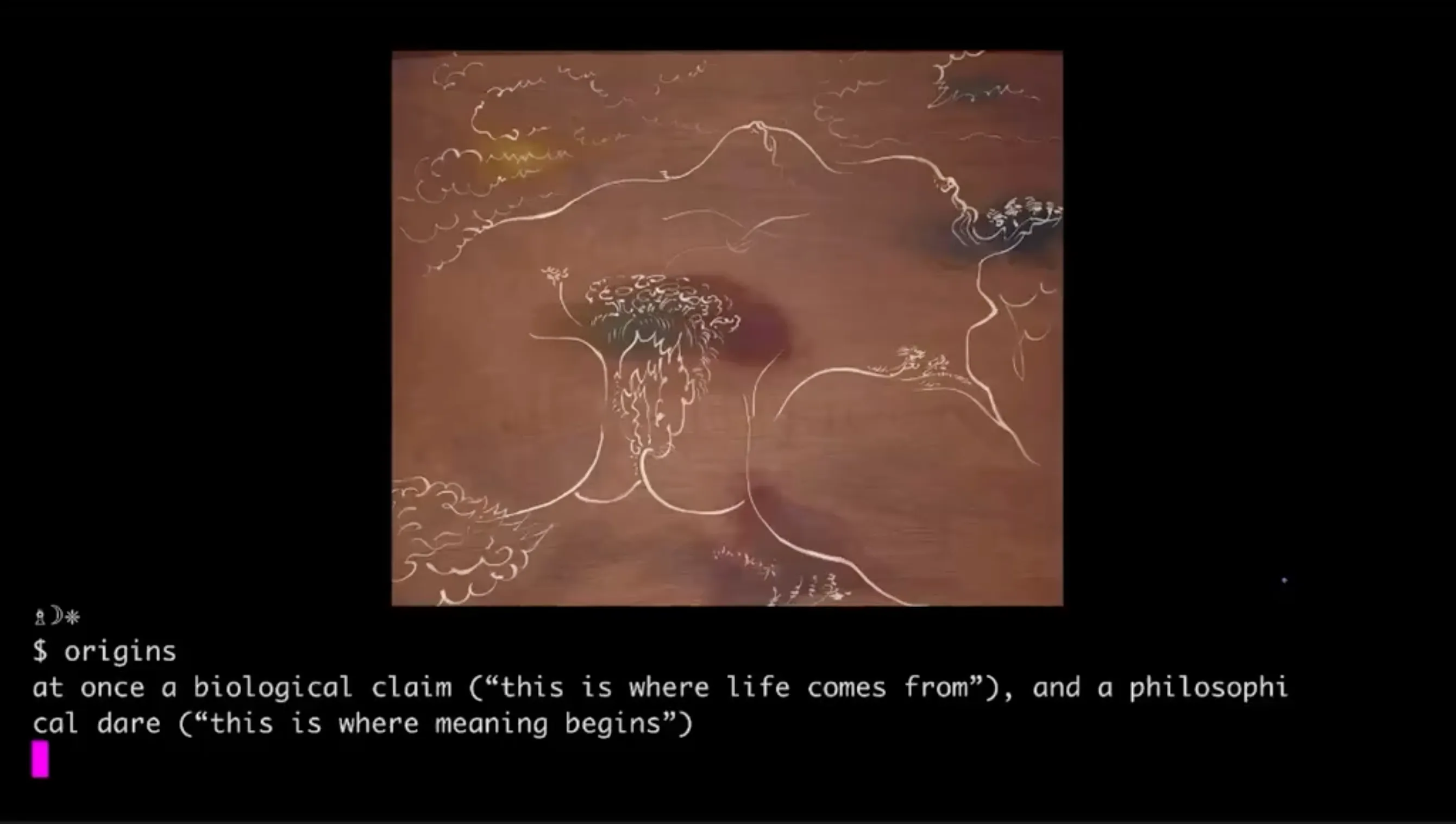 The Origin of the Word: Language, Lineage, Lovers and Logins