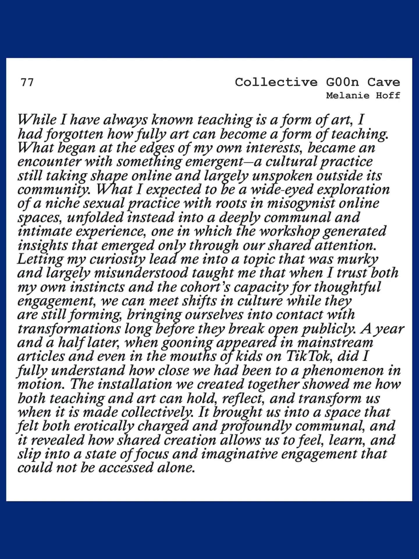 Sex Ed: A Pleasure and Queer Centered Study in Epistemic Empowerment